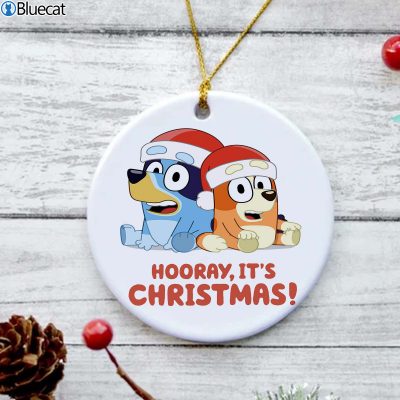 Bluey And Bingo Inspired Christmas Ornament