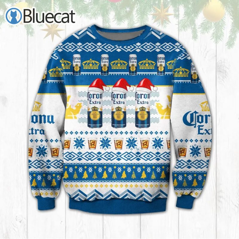 Corona Extra Beer Ugly Christmas Sweater