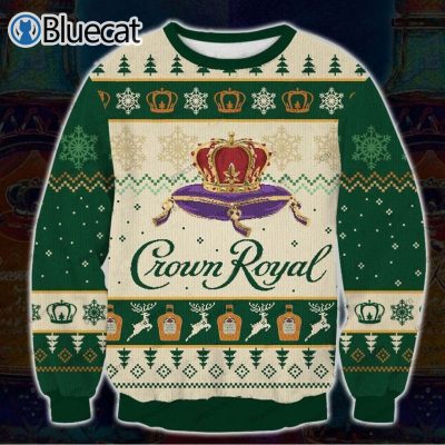 Crown Royal Whiskey Ugly Christmas Sweater