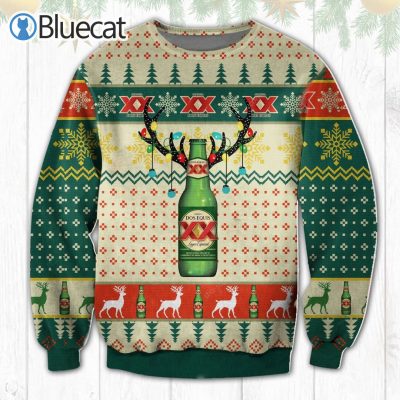 Dos Equis Lager Especial Beer Ugly Christmas Sweater