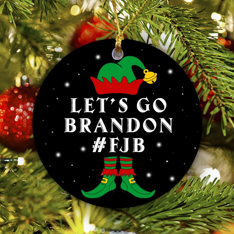 Elf Lets Go Brandon Christmas Ornament 2021 1