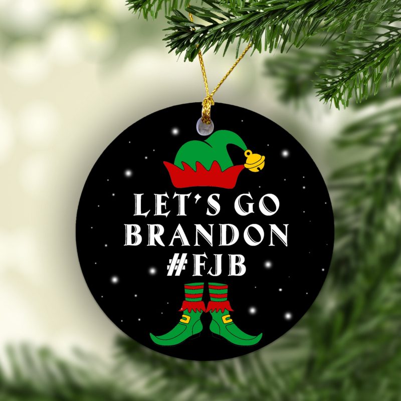 Elf Lets Go Brandon Christmas Ornament 2021 2