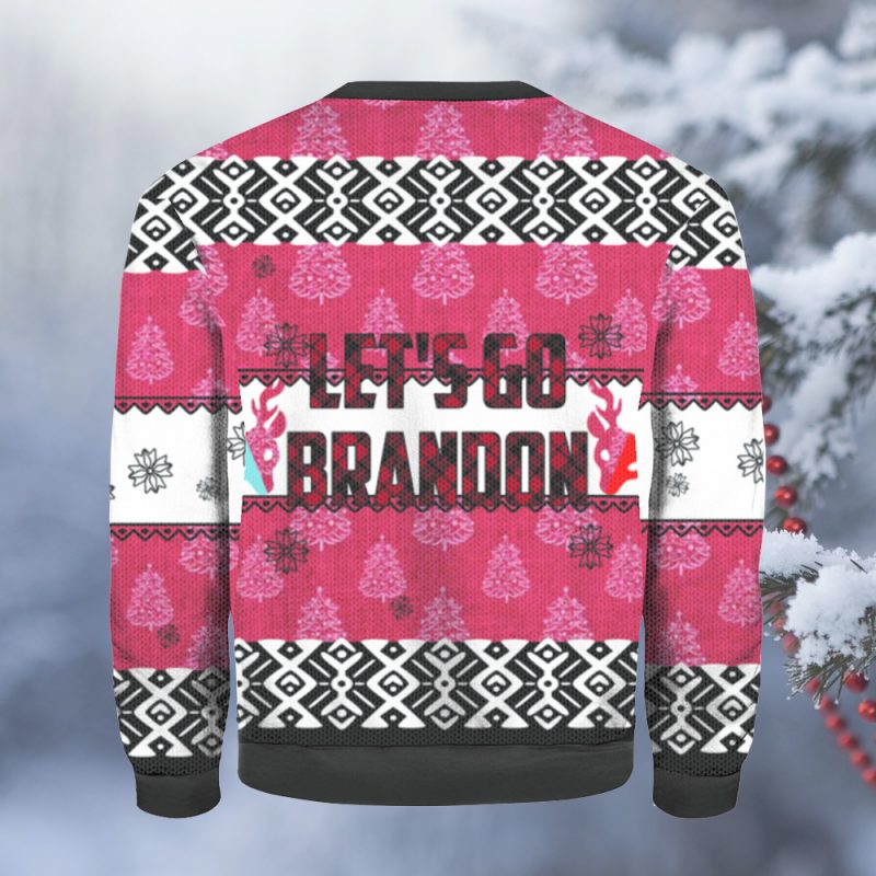 FJB lets go Brandon Christmas sweater 1