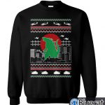 GodzillaKaiju Tokyo Lizard Monster Island Japanese Ugly Christmas Sweater