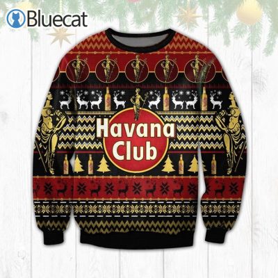 Havana Club rum Ugly Christmas Sweater