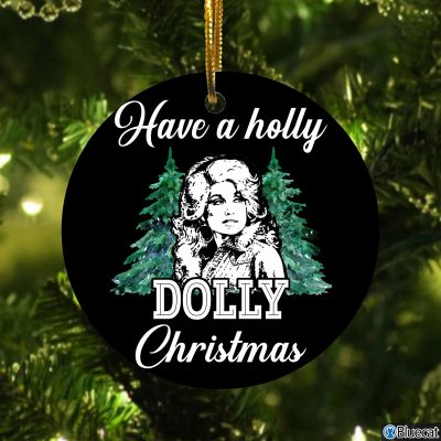 Holly Dolly Christmas Parton 2021 Ornament