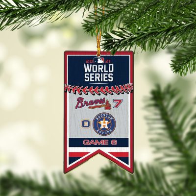 Houston Astros Atlanta Braves Score Game 6 World Series 2021 Ornament