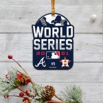 Houston Astros vs Atlanta Braves 2021 World Series Ornament