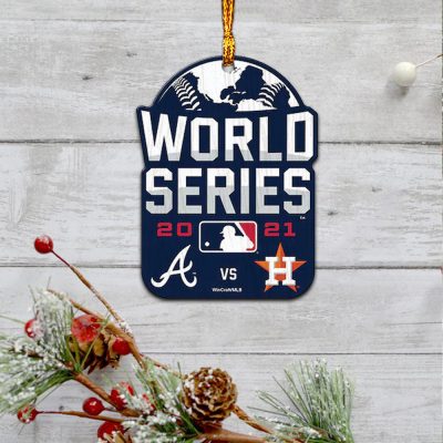 Houston Astros vs Atlanta Braves 2021 World Series Ornament