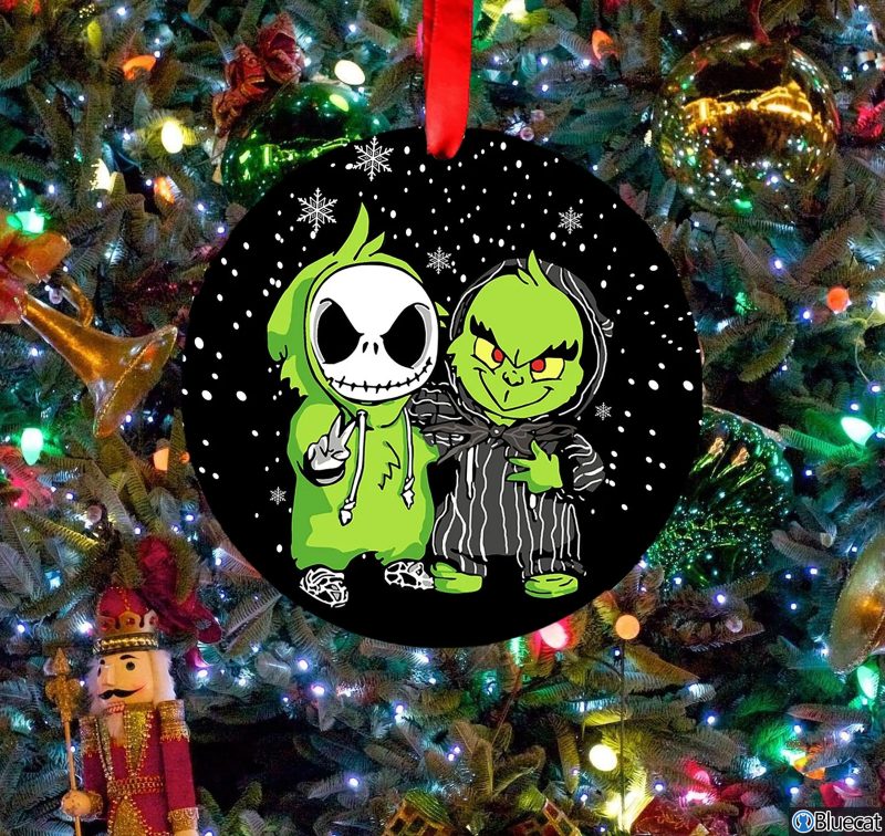 How The Grinch Jack Skellington Friends Christmas Tree Decorations Ornament