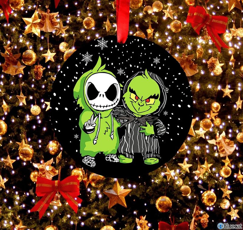How The Grinch Jack Skellington Friends Christmas Tree Decorations Ornament 2