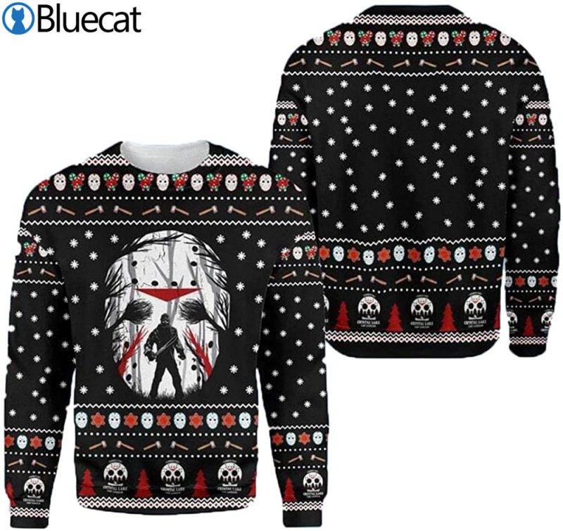 Jason Voorhees Horror Ugly Christmas Sweater