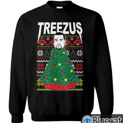 Kanye West Treezus Ugly Christmas Sweater