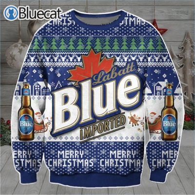 Labatt Blue Light Ugly Christmas Sweater