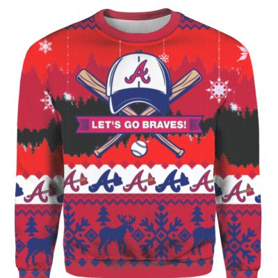 Let’s Go Braves Ugly Christmas Sweater