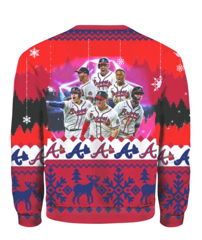 Lets Go Braves Ugly Christmas Sweater 3