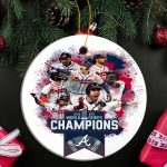 MLB Atlanta Braves Team MLB World Series 2021 Champions Christmas Ornament