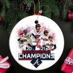 MLB Braves Team World Series Champions 2021 Christmas Tree Ornament