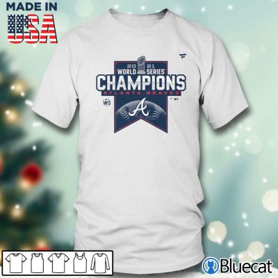 Men T shirt Atlanta Braves 2021 World Series Champions Locker Room T shirt