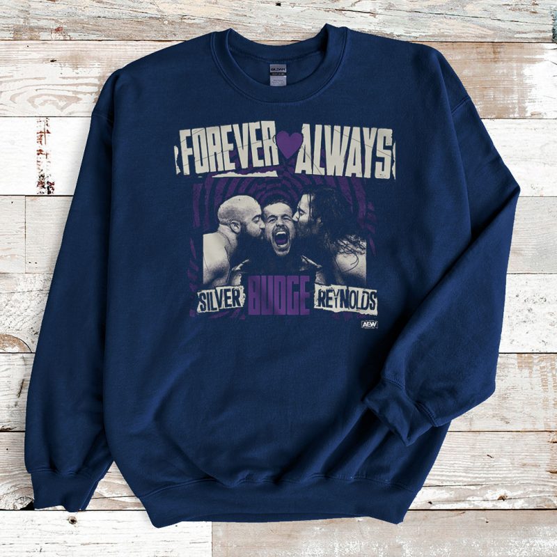 Navy Sweatshirt Dark Order Budge Forever Always