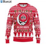 Ohio State Buckeyes Grateful Dead Christmas Ugly Sweater