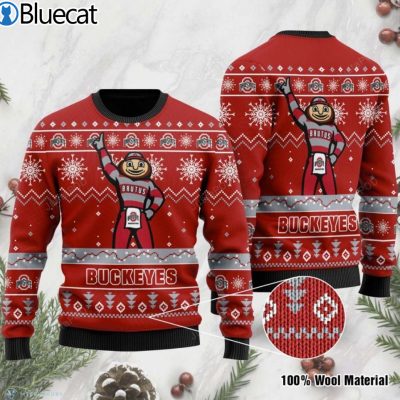 Ohio State Buckeyes Ugly Christmas Sweater