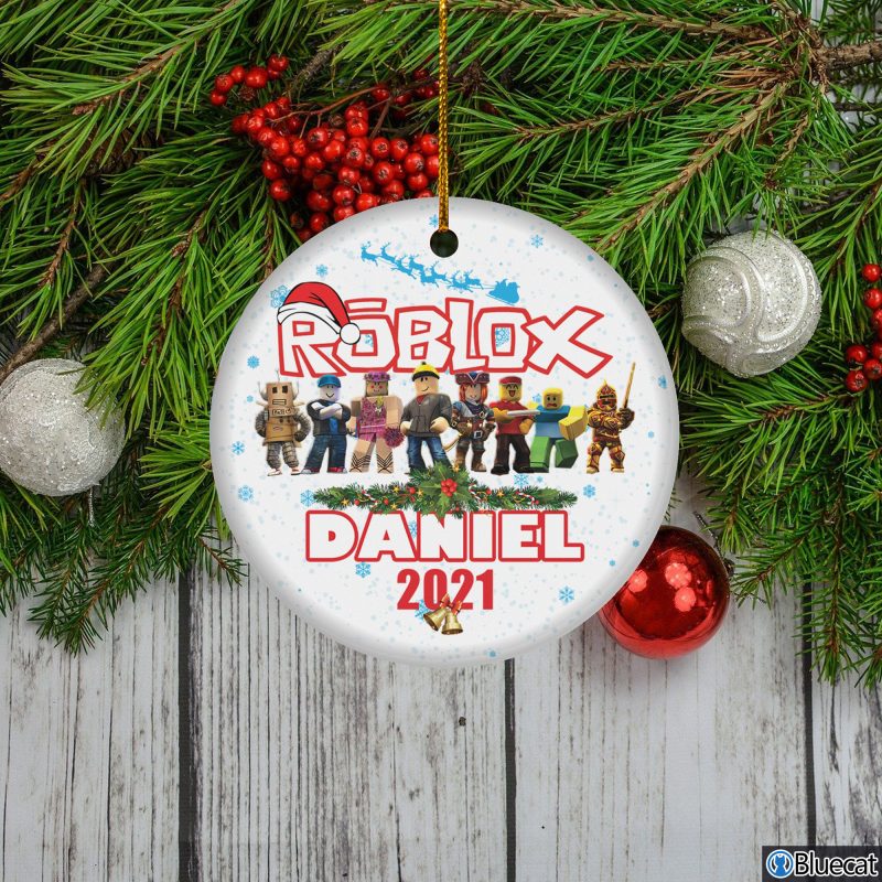 Personalized Custom Name Roblox Christmas Tree Ornament