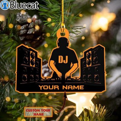 Personalized DJ Christmas Ornament 2021