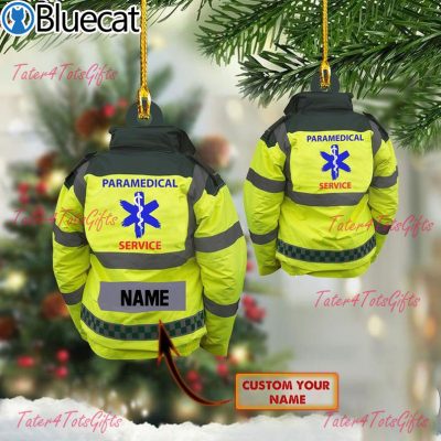 Personalized Paramedical Service Christmas Ornament 2021