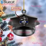 Personalized Police Hat Christmas Ornament 2021