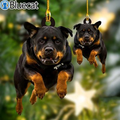 Rottweiler Christmas Ornament 2021