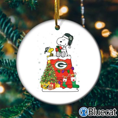 Snoopy Green Bay Packers Nfl Weihnachten 2021 Ornament