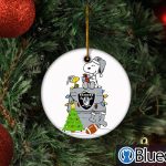 Snoopy Las Vegas Raiders Nfl Christmas 2021 Ornament