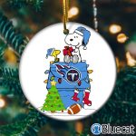 Snoopy Tennesee Titans Nfl Christmas 2021 Ornament