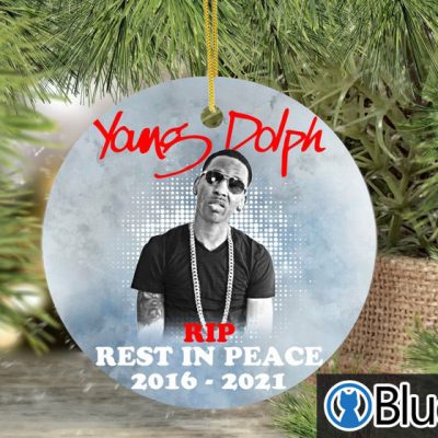 Young Dolph Rest In Peace 1985 2021 Christmas Ornament
