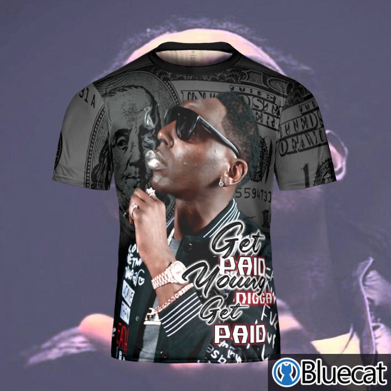 Young Nigga Get Paid Young Dolph T shirt 3D RIP 1985 2021 2
