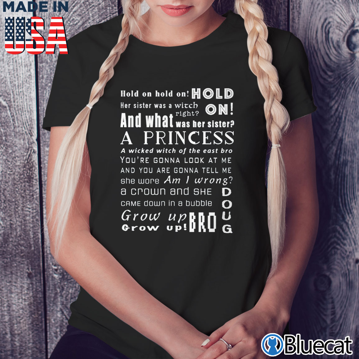 Hold on hold on hold on Her sister was a Witch T-shirt - Bluecat