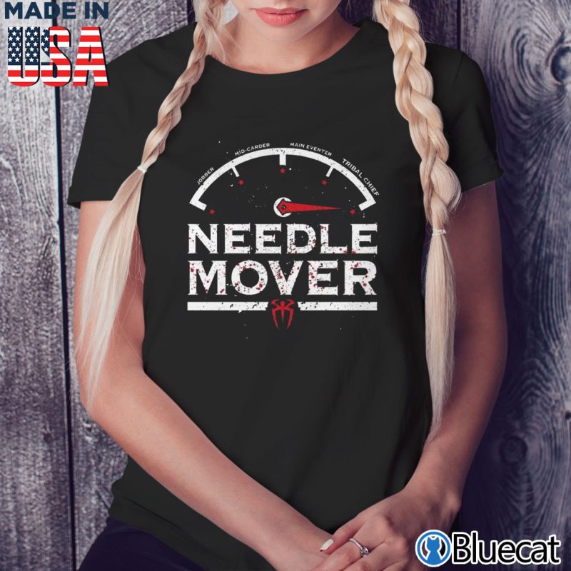 Black Ladies Tee Roman Reigns Needle Mover T shirt