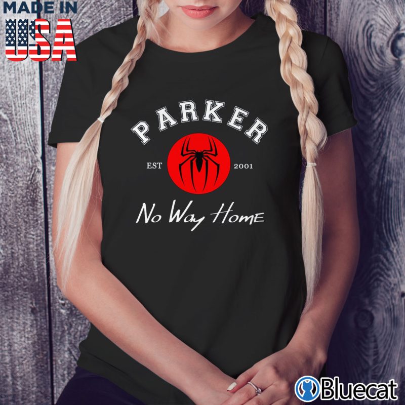 Black Ladies Tee Spiderman Peter Parker No Way Home 2021 T shirt