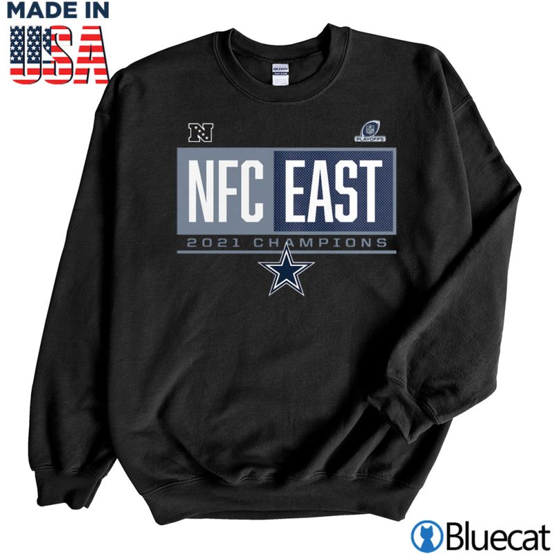 Black Sweatshirt Dallas Cowboys 2021 NFC East Division Champions Blocked Favorite T Shirt