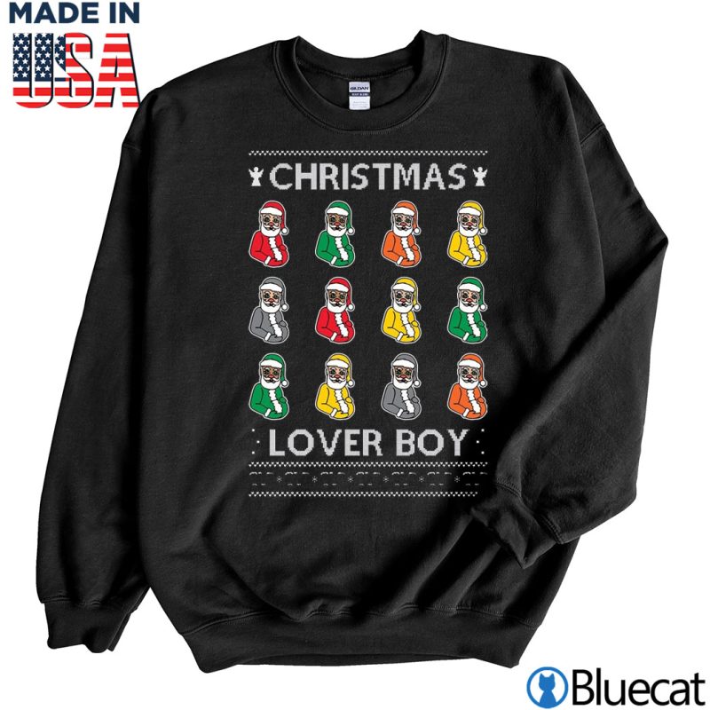 Black Sweatshirt Lover Boy Christmas Sweater Sweatshirt
