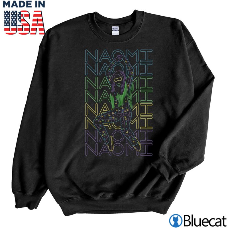 Black Sweatshirt Naomi Bring It To The Floor T Shirt