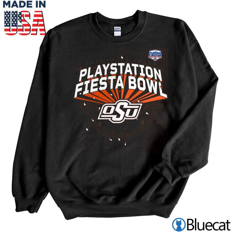 Black Sweatshirt Oklahoma State Cowboys 2022 Fiesta Bowl Bound Whistle T shirt