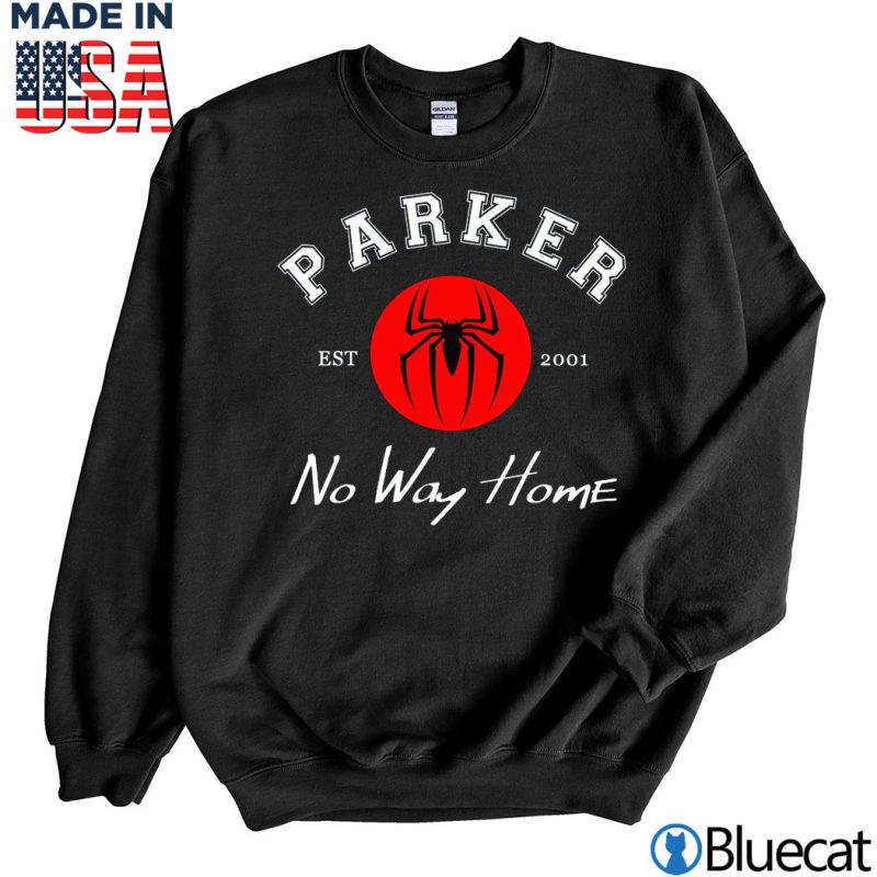 Black Sweatshirt Spiderman Peter Parker No Way Home 2021 T shirt