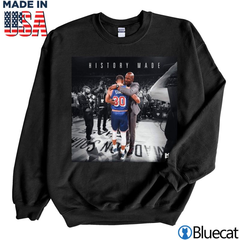 Black Sweatshirt Stephen Curry has passed Ray Allen for number 1 on the All Time 3 Pointers T shirt