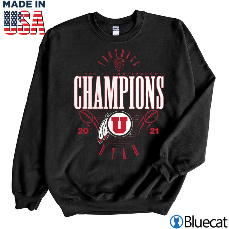 Black Sweatshirt Utah Utes Fanatics 2021 PAC Conference Champions T Shirt