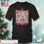 Black T shirt 2021 WWE Holiday Tour T Shirt