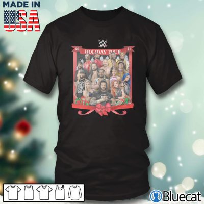 2021 WWE Holiday Tour T-Shirt, Langarm, Hoodie