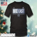 Black T shirt Dallas Cowboys 2021 NFC East Division Champions Blocked Favorite T Shirt