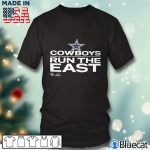 Black T shirt Dallas Cowboys 2021 NFC East Division Champions Trophy Collection T Shirt